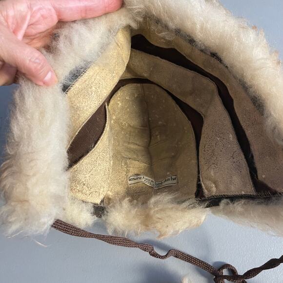 Vintage 70\'s Genuine Tuscan Lamb Skin Fur Hat Made in Italy main image 4